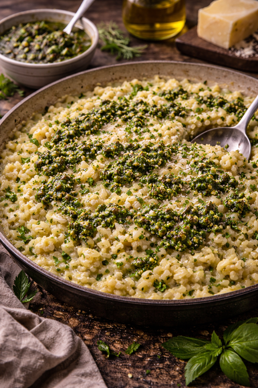 Chimichurri & Parmesan Risotto