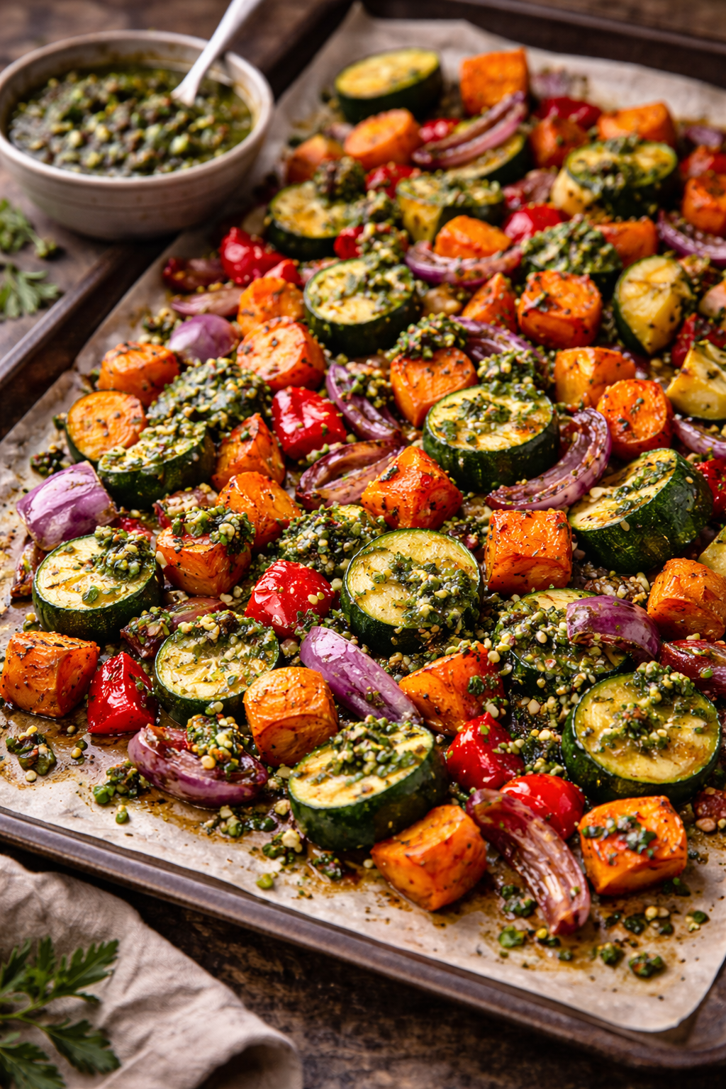 Chimichurri Roasted Vegetables